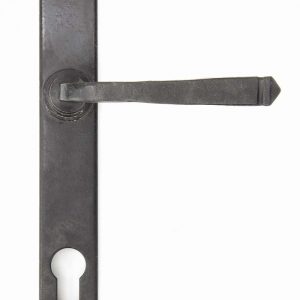 From the Anvil External Beeswax Avon Slimline Lever Espag. Lock Set - 91484