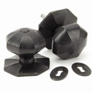 From the Anvil External Beeswax Large Octagonal Mortice/Rim Knob Set - 91499