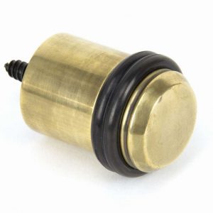 From the Anvil Aged Brass Floor Mounted Door Stop - 91514