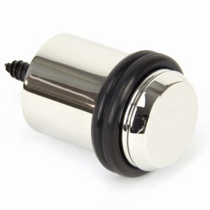 From the Anvil Polished Nickel Floor Mounted Door Stop - 91516