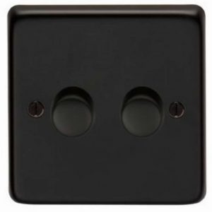 From the Anvil MB Double LED Dimmer Switch - 91812