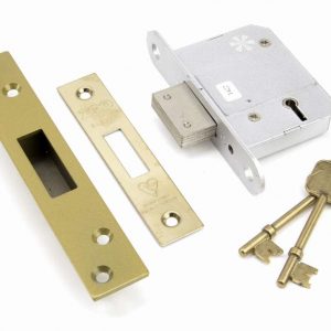 From the Anvil PVD 2 1/2" 5 Lever BS Deadlock - 91831