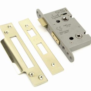 From the Anvil PVD 2 1/2" Heavy Duty Bathroom Mortice Lock - 91835