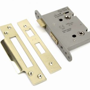From the Anvil PVD 3" Heavy Duty Bathroom Mortice Lock - 91836