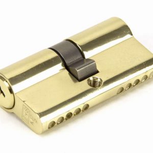From the Anvil Lacquered Brass 30/30 Euro Cylinder - 91853