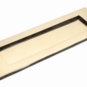 From the Anvil Aged Brass Large Letter Plate - 91881