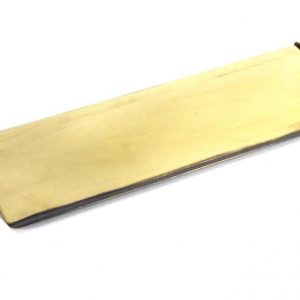 From the Anvil Aged Brass Large Letter Plate Cover - 91883