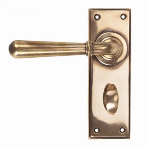 From the Anvil Polished Bronze Newbury Lever Bathroom Set - 91921