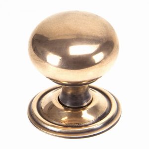 From the Anvil Polished Bronze Mushroom Cabinet Knob 38mm - 91949