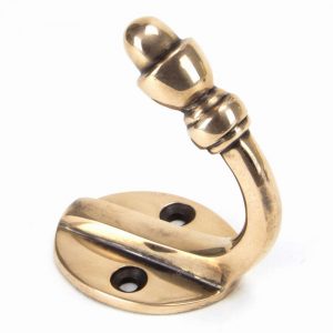 From the Anvil Polished Bronze Coat Hook - 91962