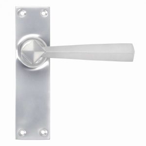 From the Anvil Satin Chrome Straight Lever Latch Set - 91970