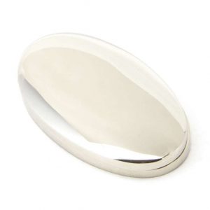 From the Anvil Polished Nickel Oval Escutcheon & Cover - 91989