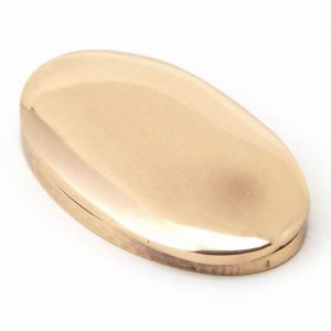 From the Anvil Polished Bronze Oval Escutcheon & Cover - 91992