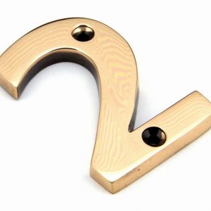 From the Anvil Polished Bronze Numeral 2 - 92022