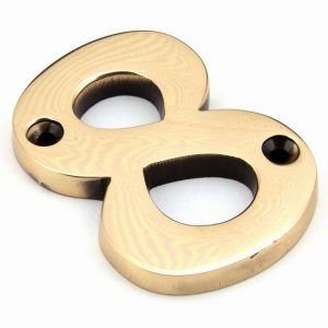 From the Anvil Polished Bronze Numeral 8 - 92028