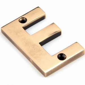 From the Anvil Polished Bronze Letter E - 92031E