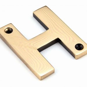From the Anvil Polished Bronze Letter H - 92031H