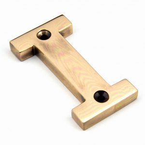 From the Anvil Polished Bronze Letter I - 92031I