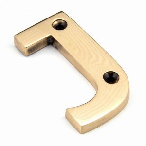 From the Anvil Polished Bronze Letter J - 92031J