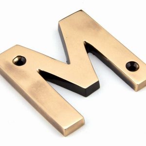 From the Anvil Polished Bronze Letter M - 92031M