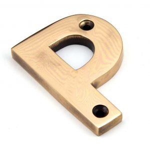 From the Anvil Polished Bronze Letter P - 92031P