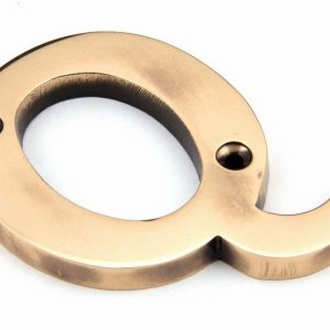 From the Anvil Polished Bronze Letter Q - 92031Q