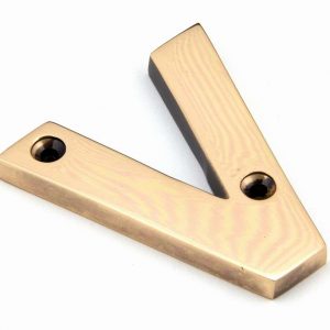 From the Anvil Polished Bronze Letter V - 92031V