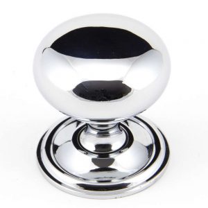 From the Anvil Polished Chrome Mushroom Cabinet Knob 38mm - 92031