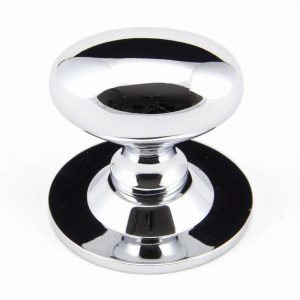 From the Anvil Polished Chrome Oval Cabinet Knob 40mm - 92033
