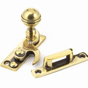From the Anvil Aged Brass Prestbury Sash Hook Fastener - 92042
