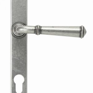 From the Anvil Pewter Regency Slimline Lever Espag. Lock Set - 92062
