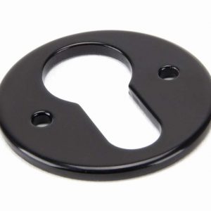 From the Anvil Black Regency Euro Escutcheon - 92074