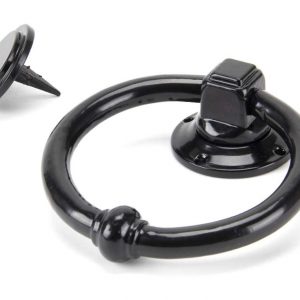 From the Anvil Black Regency Door Knocker - 92076