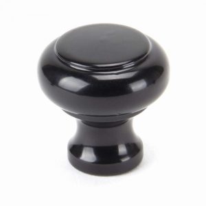 From the Anvil Black Regency Cabinet Knob - Small - 92099