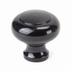 From the Anvil Black Regency Cabinet Knob - Large - 92101