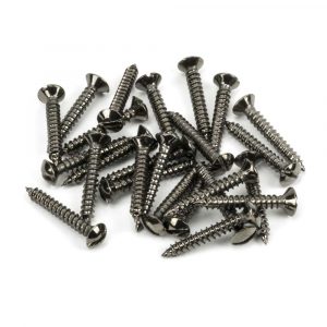 From the Anvil Dark Stainless Steel 6x1" CSK Raised Head Screws (25) - 92309