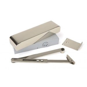 From The Anvil 2-5 Door Closer & Cover Polished Nickel