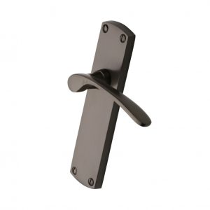 Heritage Brass Diplomat Door Handle on Plate (Set)