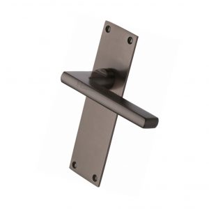 Heritage Brass Trident Low Profile Door Handle on Plate (Set)