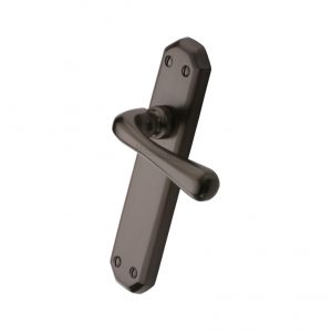 Heritage Brass Charlbury Door Handle on Plate (Set)
