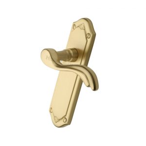 Heritage Brass Lisboa Door Handle on Plate (Set)