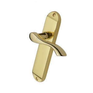 Heritage Brass Algarve Door Handle on Plate (Set)