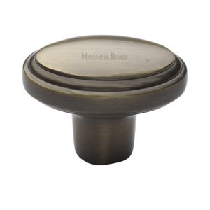 Heritage Brass C3975 Stepped Oval Cabinet Knob