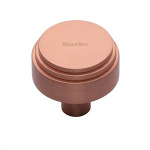 Heritage Brass C3987 Round Deco Cabinet Knob