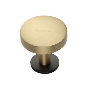 Heritage Brass C3878 Domed Disc Cabinet Knob With Rose