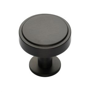 Heritage Brass C3954 Stepped Disc Cabinet Knob With Rose