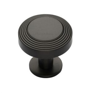 Heritage Brass C3958 Ridge Cabinet Knob With Rose