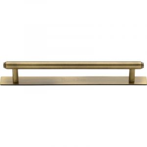 Heritage Brass PL4410 Step Cabinet Pull Handle with Plate
