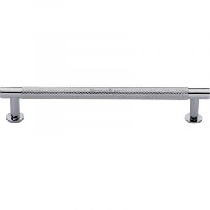 Heritage Brass V4462 Partial Knurled Cabinet Pull Handle with Circular Rose