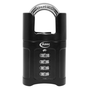 ASEC Closed Shackle Combination Padlock - 55mm